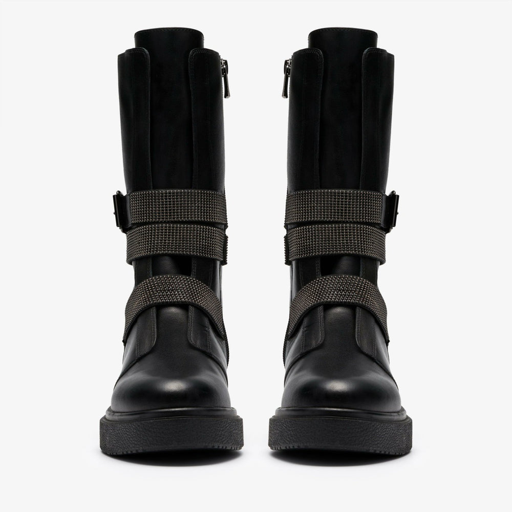 Muster Chain Black Leather | Clarks Sale