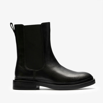 Previa Top Black Leather | Clarks Onsale