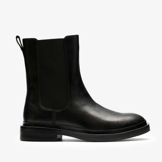 Previa Top Black Leather | Clarks Onsale