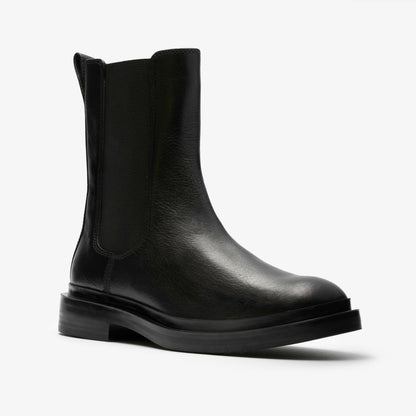 Previa Top Black Leather | Clarks Onsale