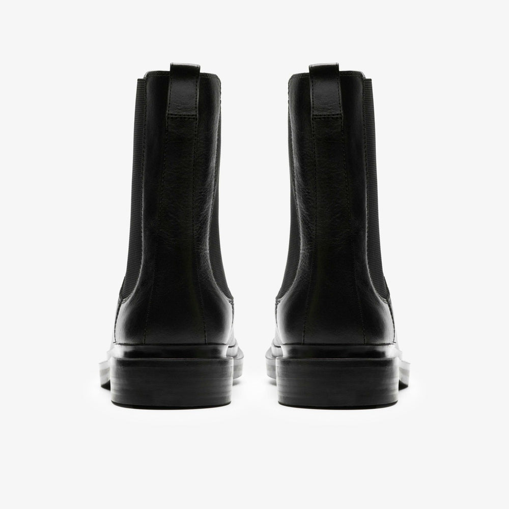 Previa Top Black Leather | Clarks Onsale
