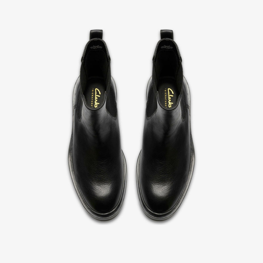 Previa Top Black Leather | Clarks Onsale