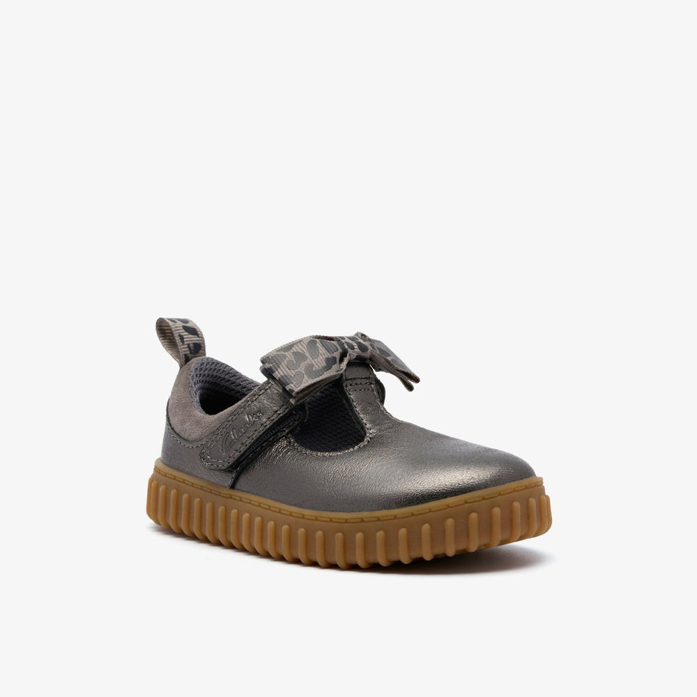 Cove Bow Toddler Silver Metallic | Clarks Onsale