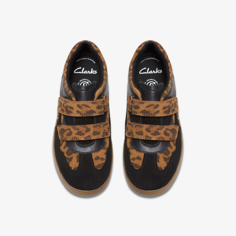 Disco Vibe Kid Leopard Print | Clarks