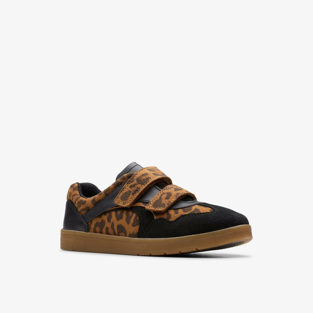 Disco Vibe Kid Leopard Print | Clarks
