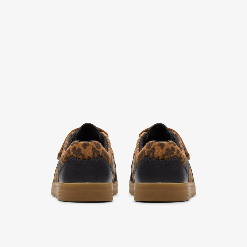 Disco Vibe Kid Leopard Print | Clarks