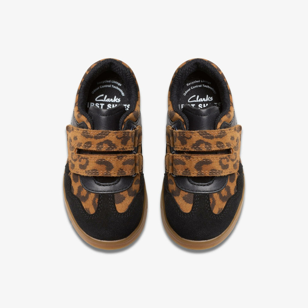 Disco Vibe Toddler Leopard Print | Clarks