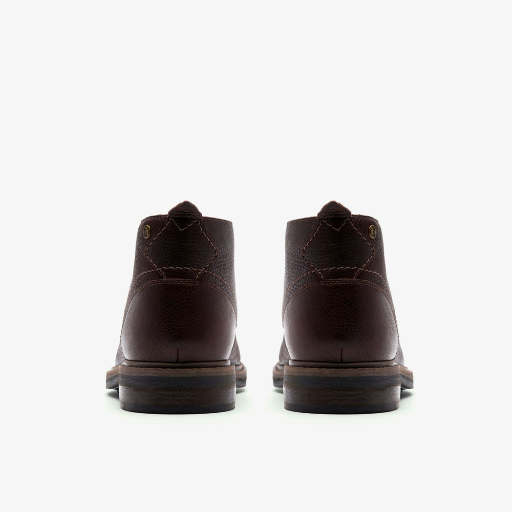 Newford Mid Waterproof Brown Warmlined Leather | Clarks Discount