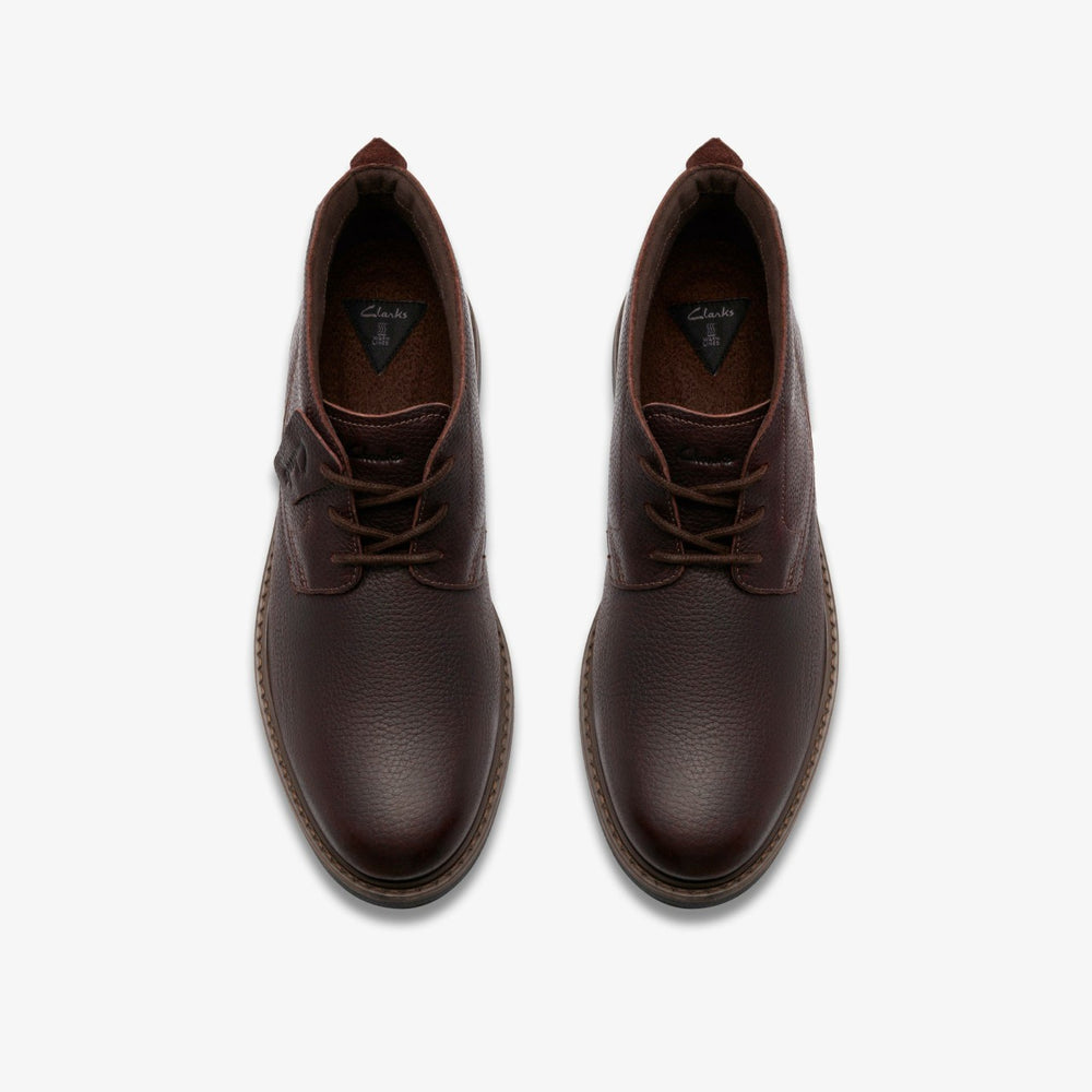 Newford Mid Waterproof Brown Warmlined Leather | Clarks Discount
