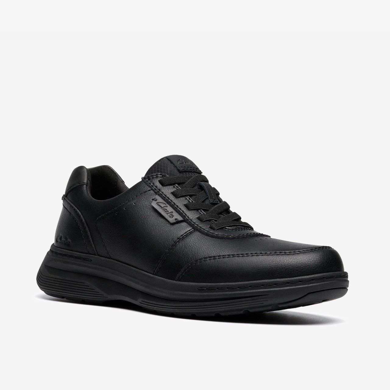 Craftwell Lace Black Leather | Clarks