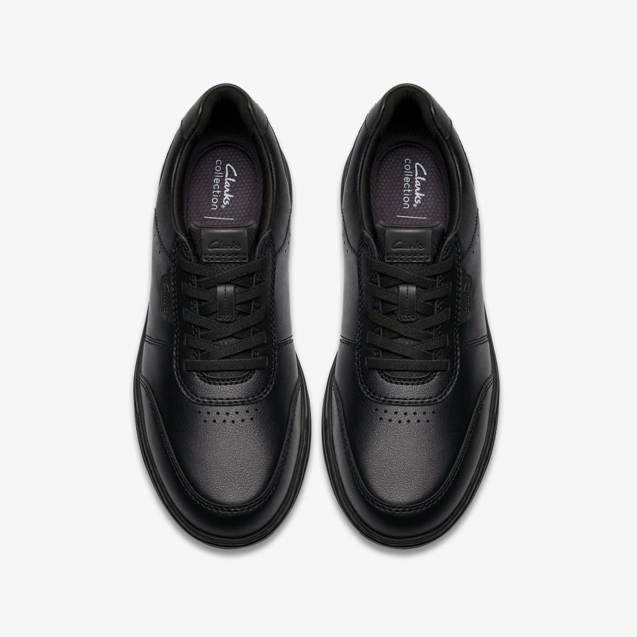 Craftwell Lace Black Leather | Clarks