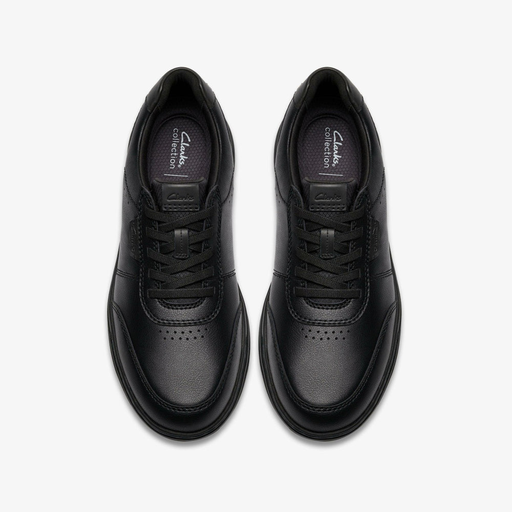 Craftwell Lace Black Leather | Clarks