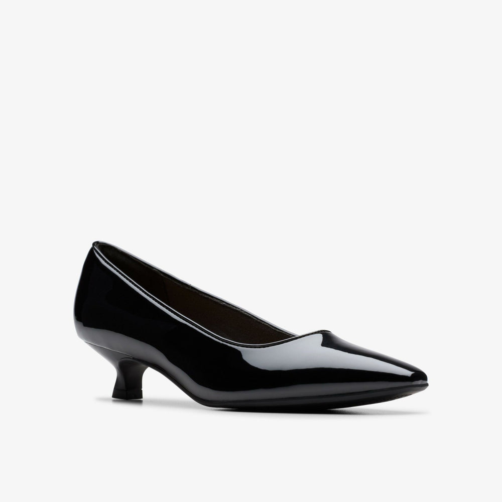 Scarlyt Piper Black Patent | Clarks