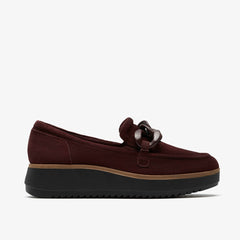 Zylah May Merlot Suede | Clarks US