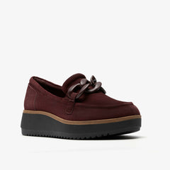 Zylah May Merlot Suede | Clarks US