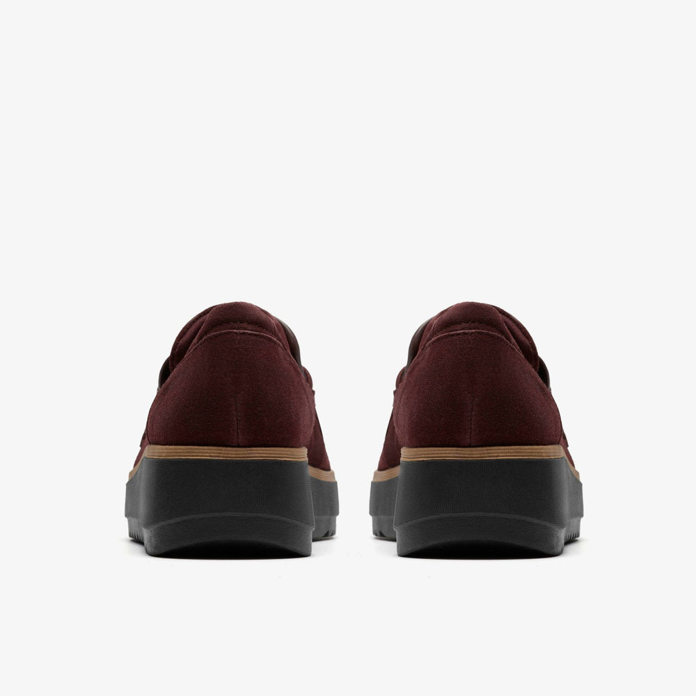 Zylah May Merlot Suede | Clarks US