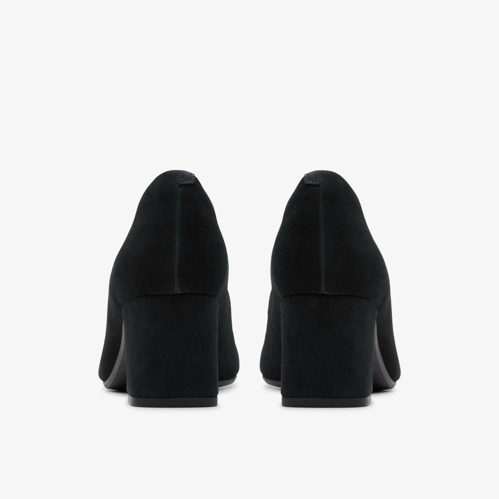 Fernie Court Black Suede | Clarks