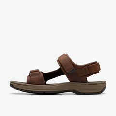 Saltway Edge Dark Brown Leather | Clarks