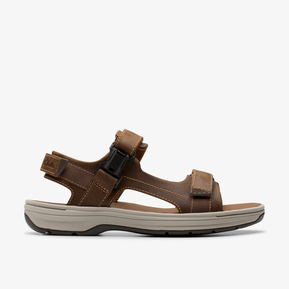 Saltway Edge Light Tan Leather | Clarks Discount