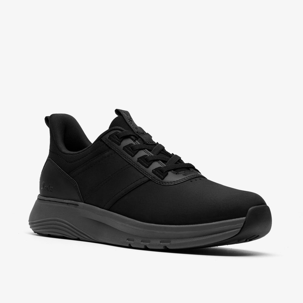Motion Trek LX Black Leather | Clarks US