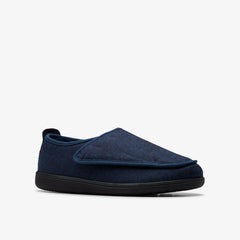 King Riptape Slipper Navy Interest | Clarks For Sale