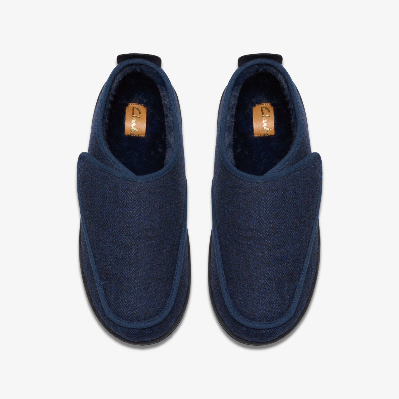 King Riptape Slipper Navy Interest | Clarks For Sale