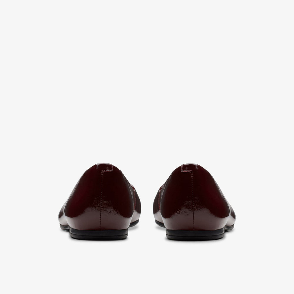 Livia Lily Burgundy Patent | Clarks Discount