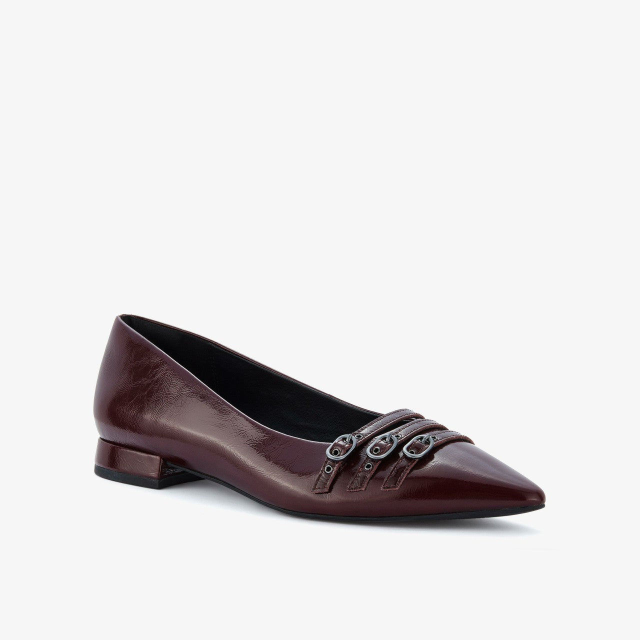 Sensa 15 Strap Burgundy Patent | Clarks Discount