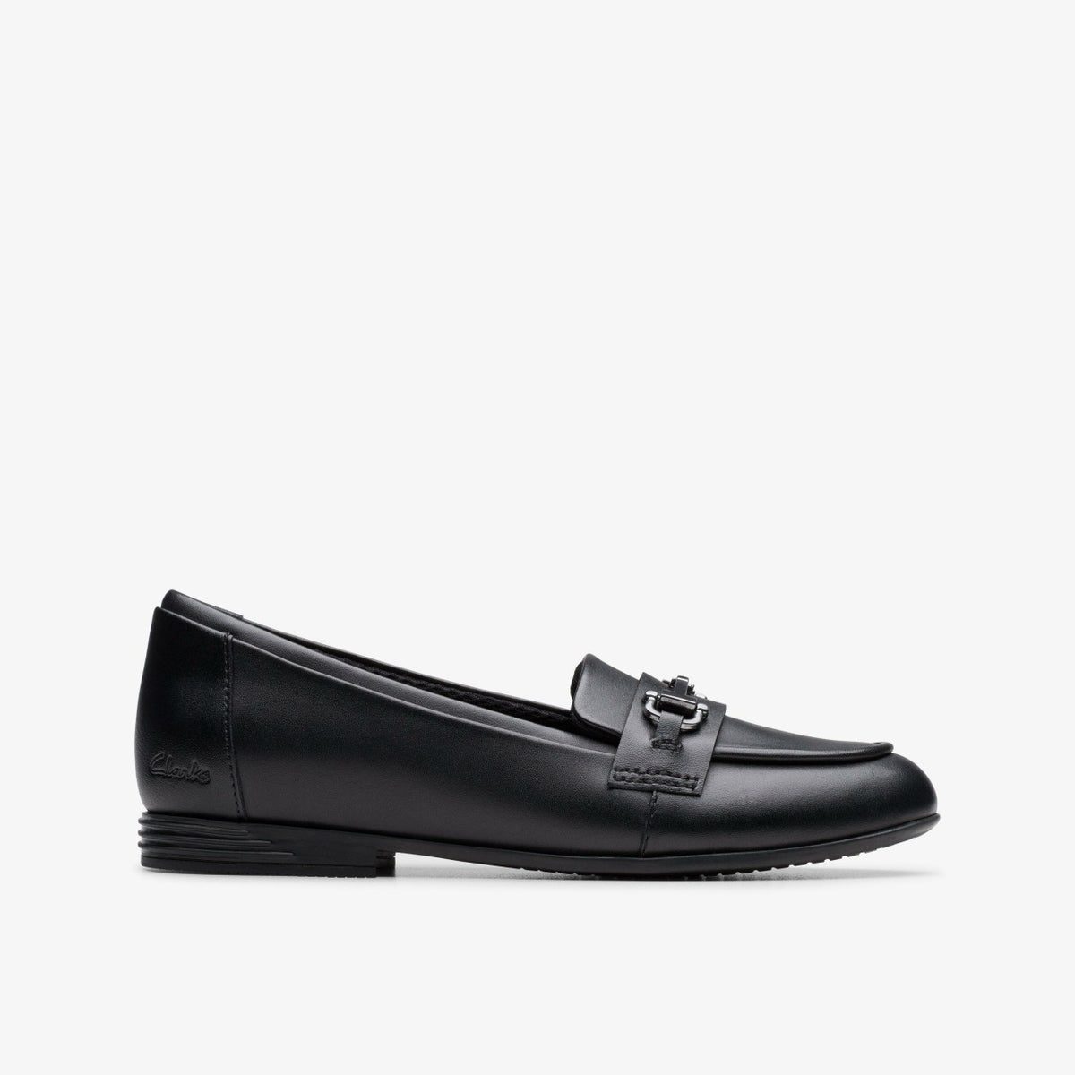 Finja Loafer Older Black Leather | Clarks