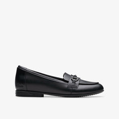 Finja Loafer Older Black Leather | Clarks