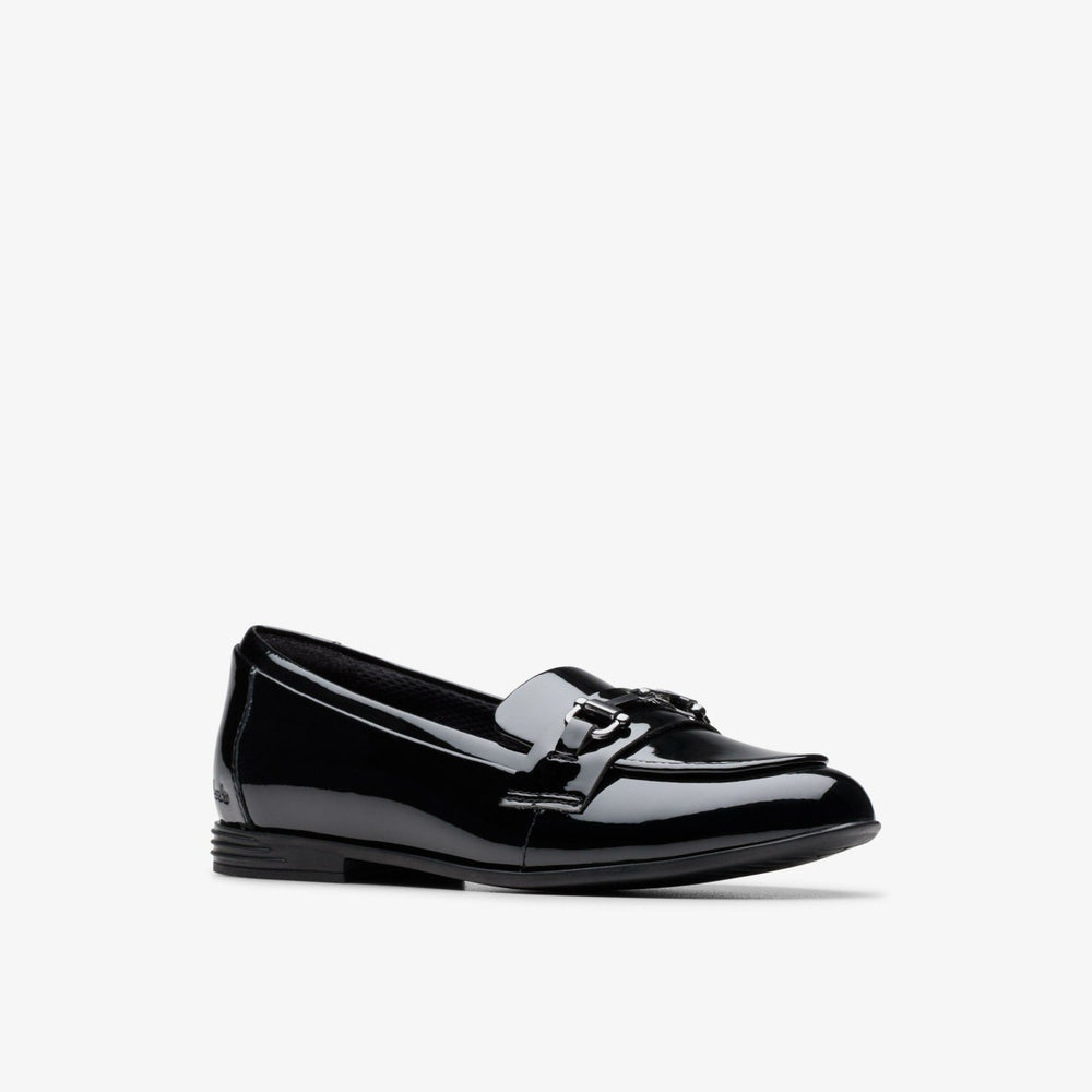 Finja Loafer Older Black Patent | Clarks US