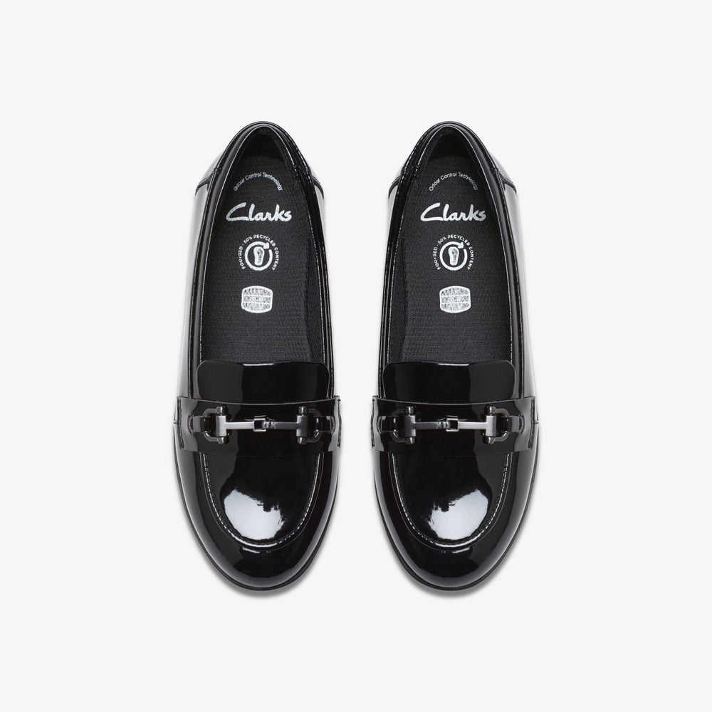 Finja Loafer Older Black Patent | Clarks US