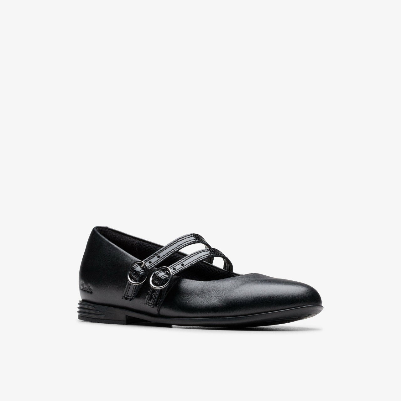 Finja Bar Older Black Leather | Clarks Onsale