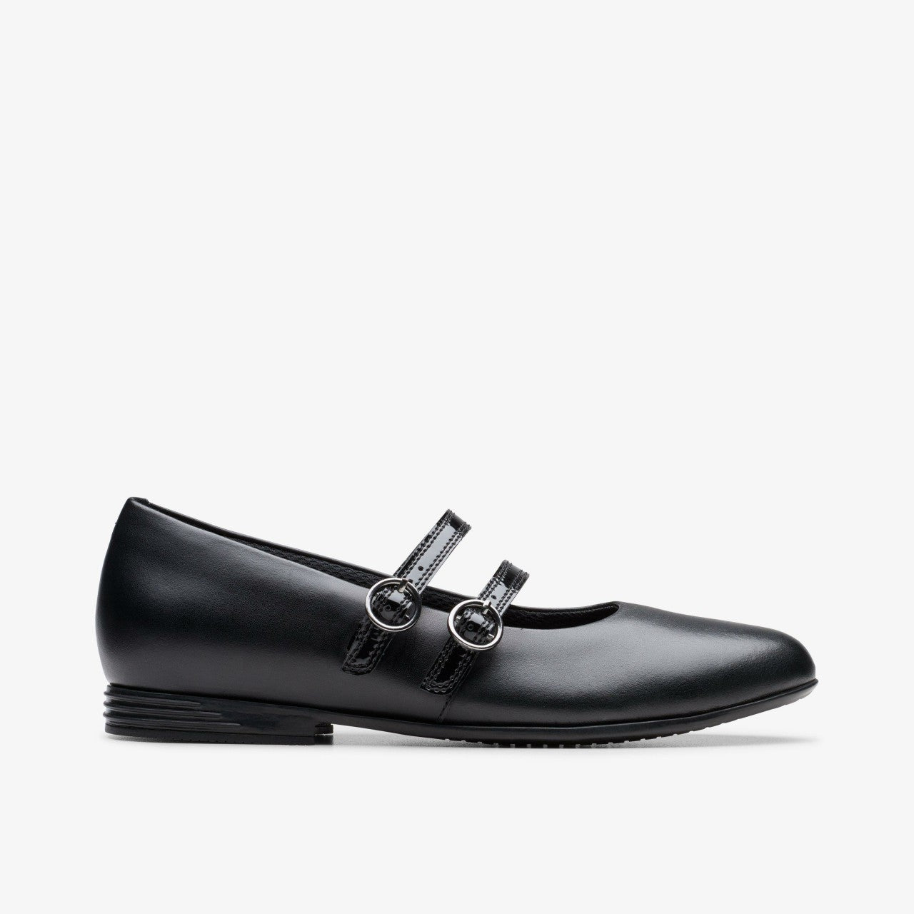 Finja Bar Youth Black Leather | Clarks Sale