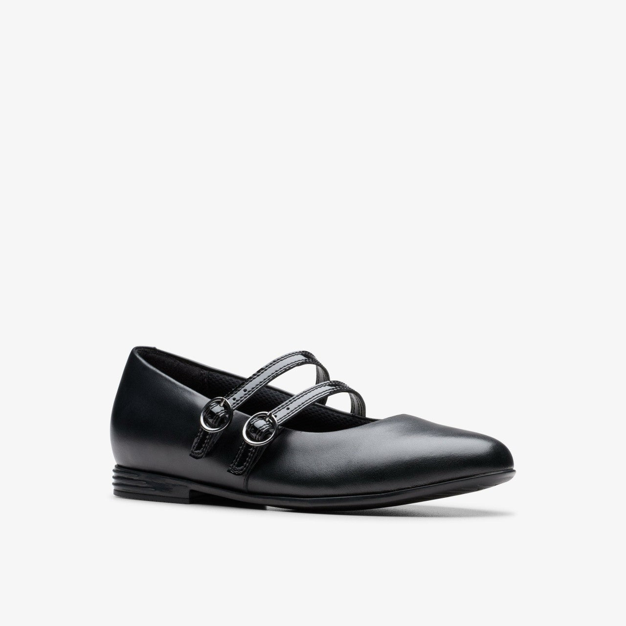 Finja Bar Youth Black Leather | Clarks Sale