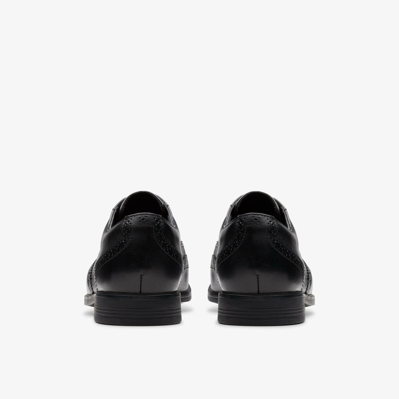 Jonwin Wing Youth Black Leather | Clarks For Sale
