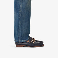 Sarafyna Iris Navy Leather | Clarks For Sale