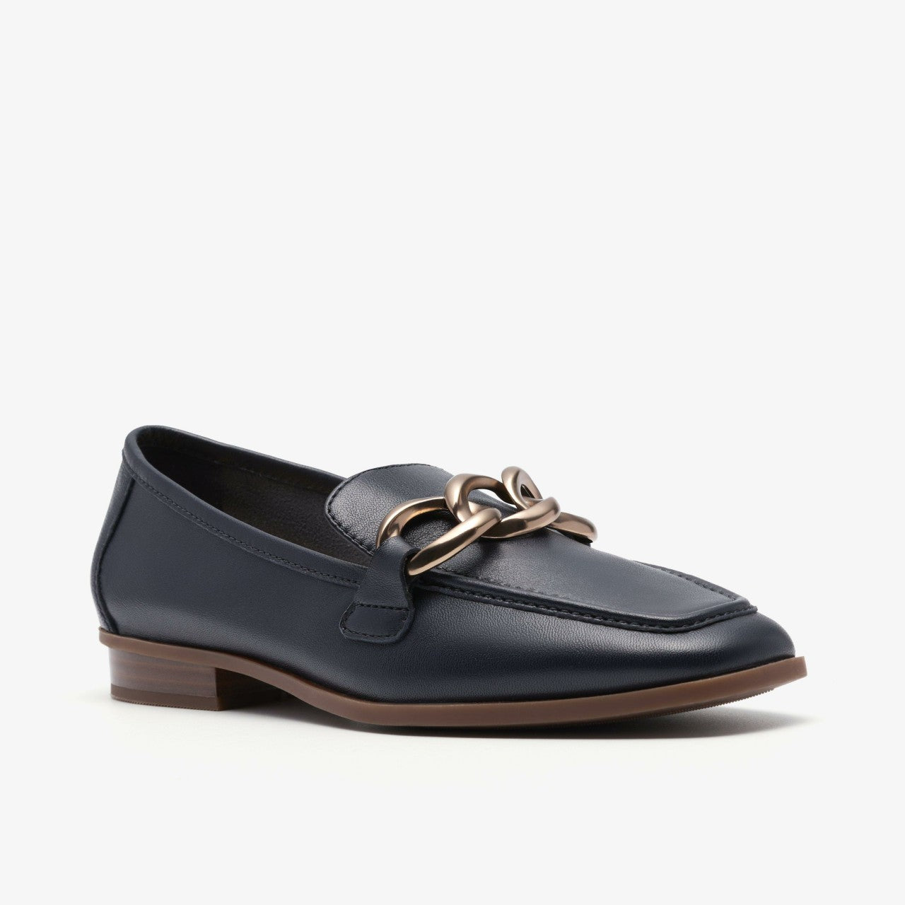 Sarafyna Iris Navy Leather | Clarks For Sale
