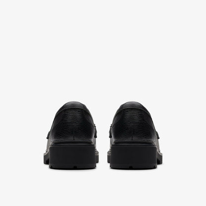 Eris Edge Youth Black Leather | Clarks Sale