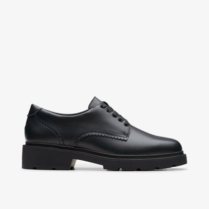 Eris Pure Youth Black Leather | Clarks