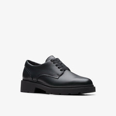 Eris Pure Youth Black Leather | Clarks