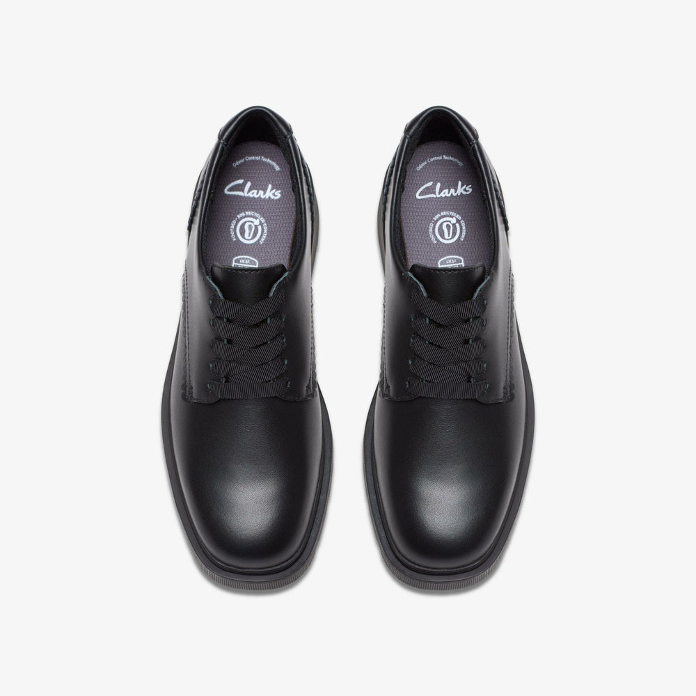 Eris Pure Youth Black Leather | Clarks