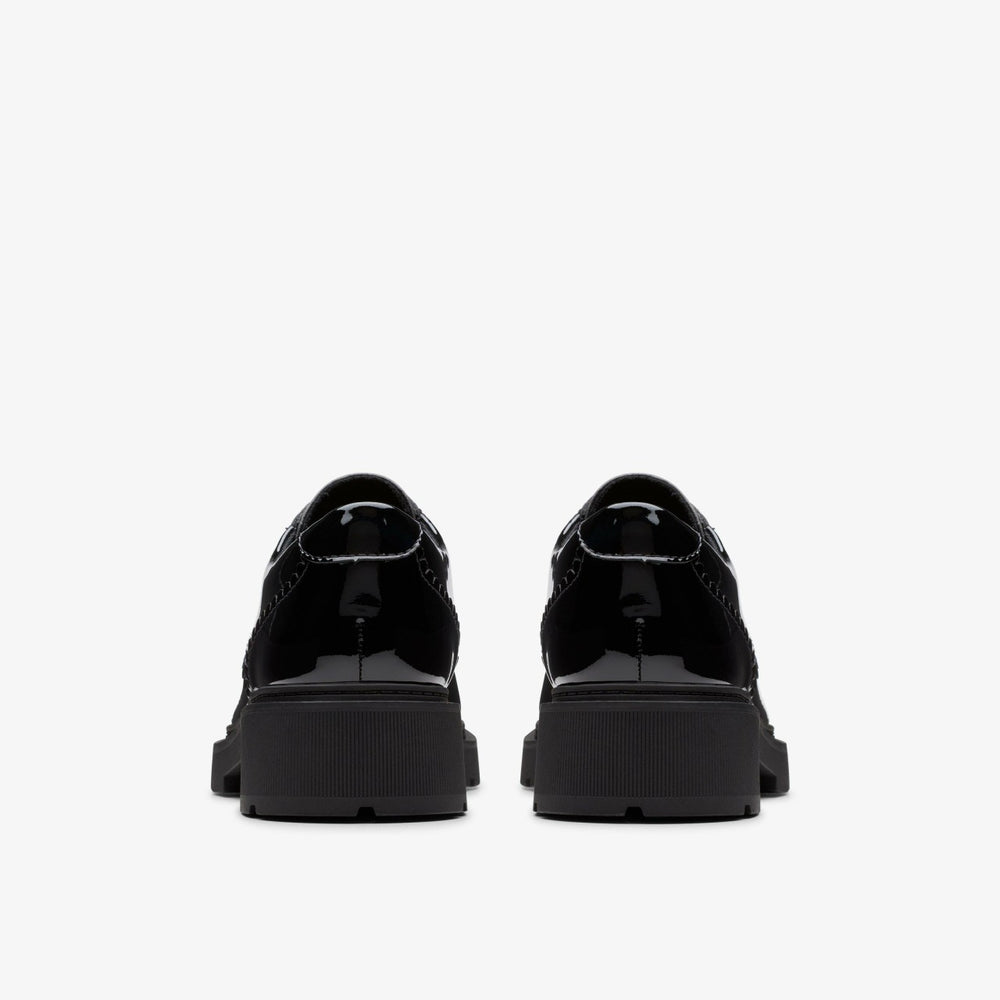 Eris Pure Youth Black Patent | Clarks Discount