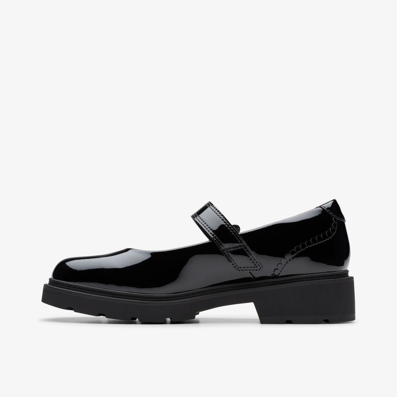 Eris Jane Youth Black Patent | Clarks US