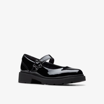Eris Jane Youth Black Patent | Clarks US