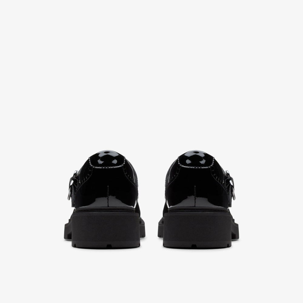 Eris Jane Youth Black Patent | Clarks US