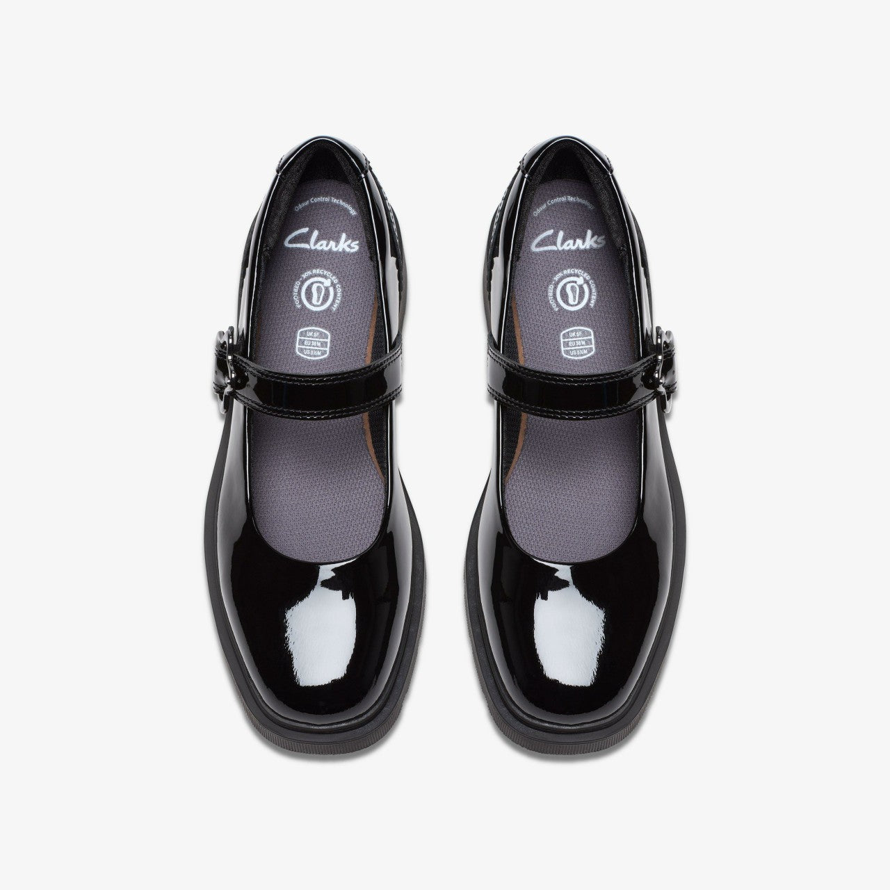 Eris Jane Youth Black Patent | Clarks US
