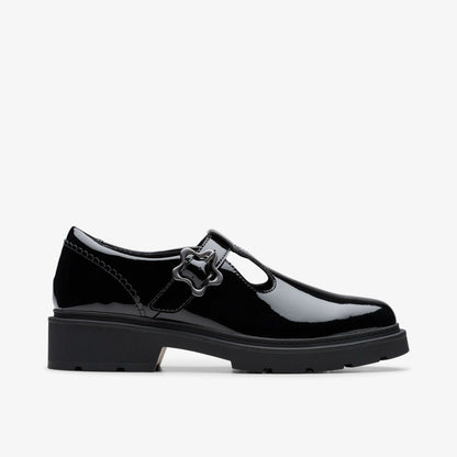Eris Hope Youth Black Patent | Clarks Sale