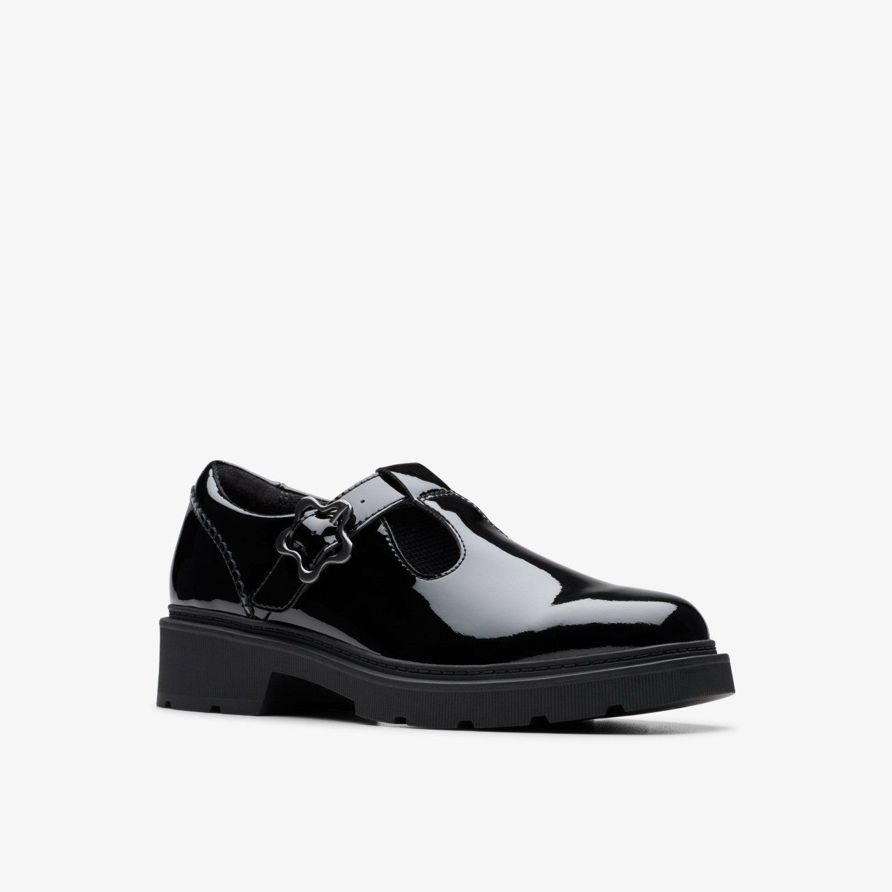 Eris Hope Youth Black Patent | Clarks Sale