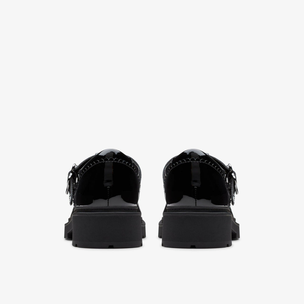 Eris Hope Youth Black Patent | Clarks Sale